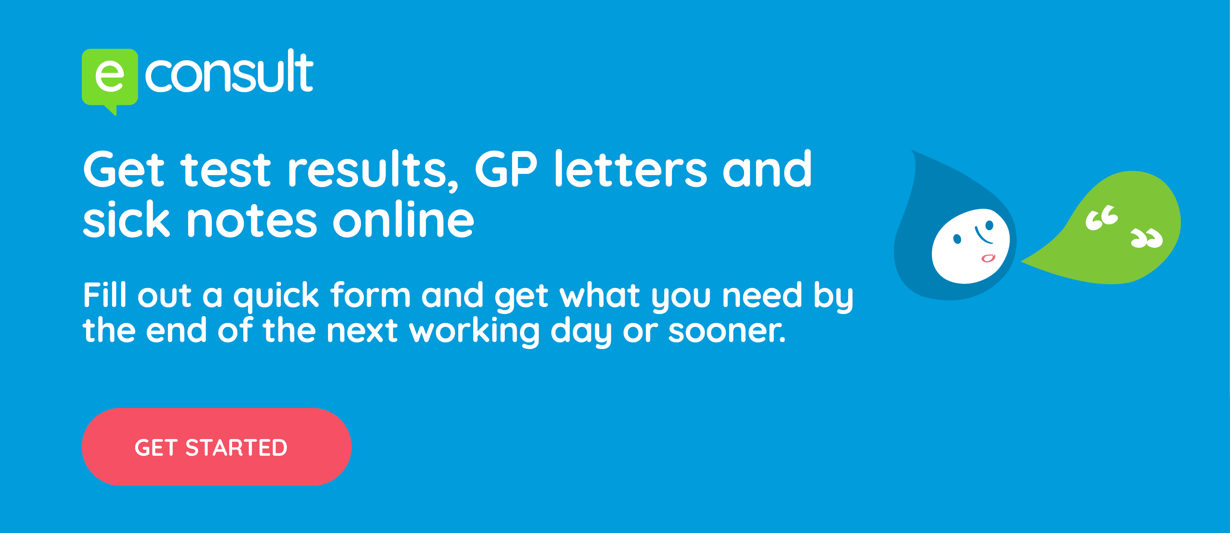 Get test results, GP letters and sick notes online